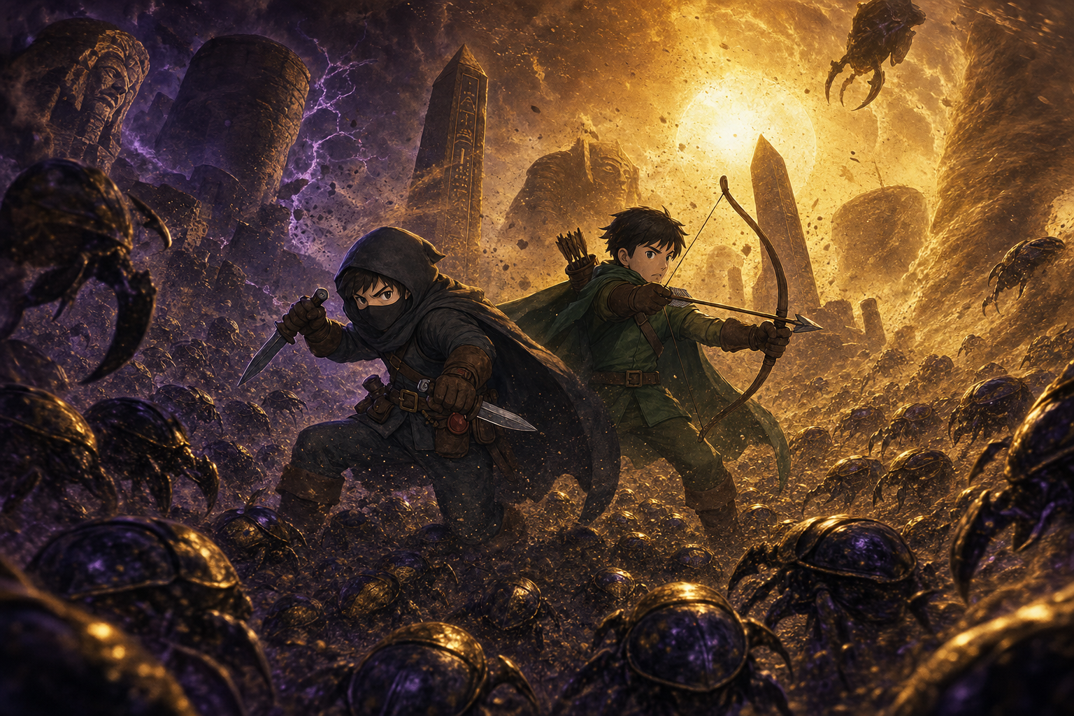 Golden Dunes of Khar's Long Sleep dungeon cover art