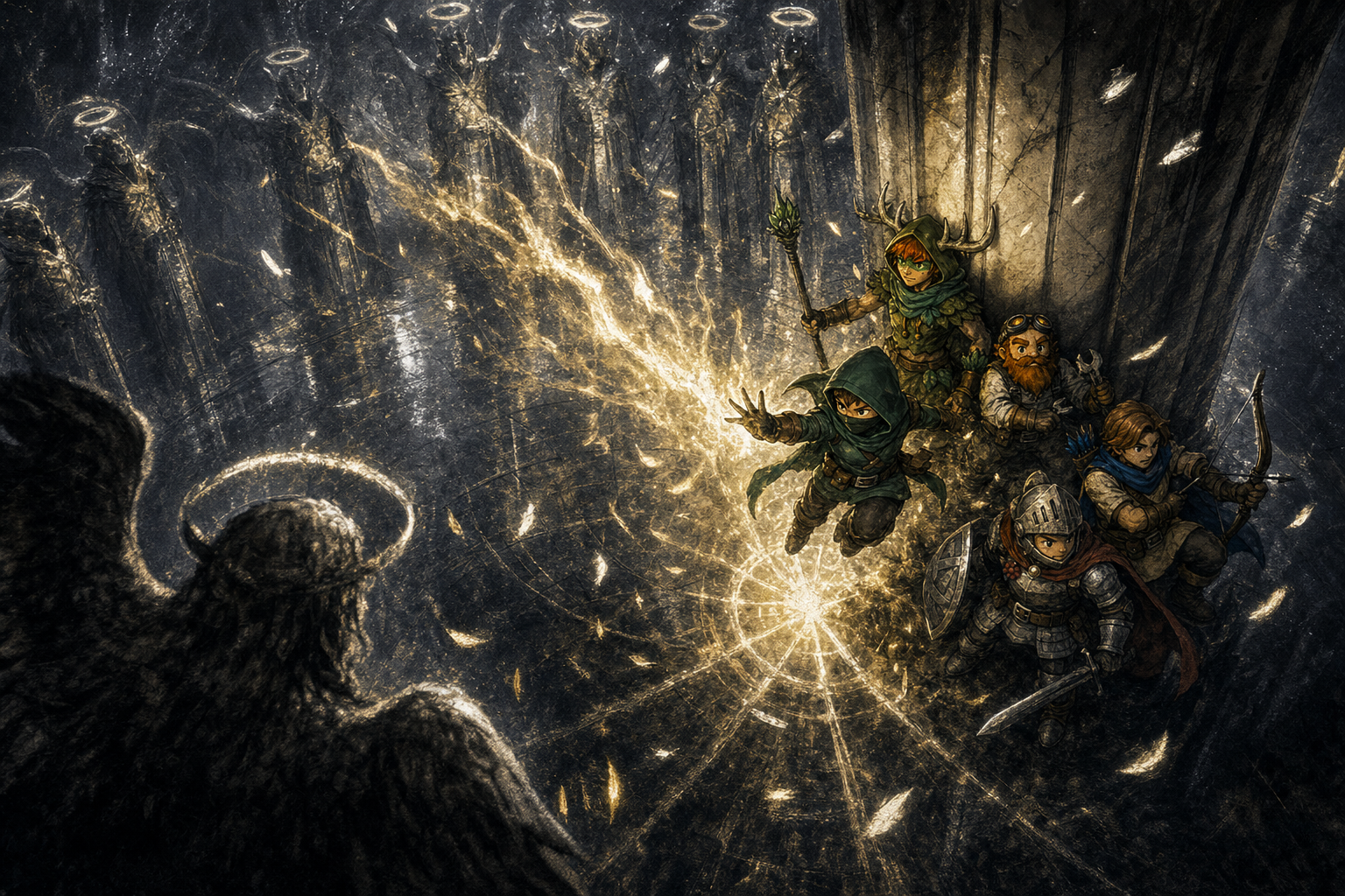 Auric Vault of the Last Saint dungeon art