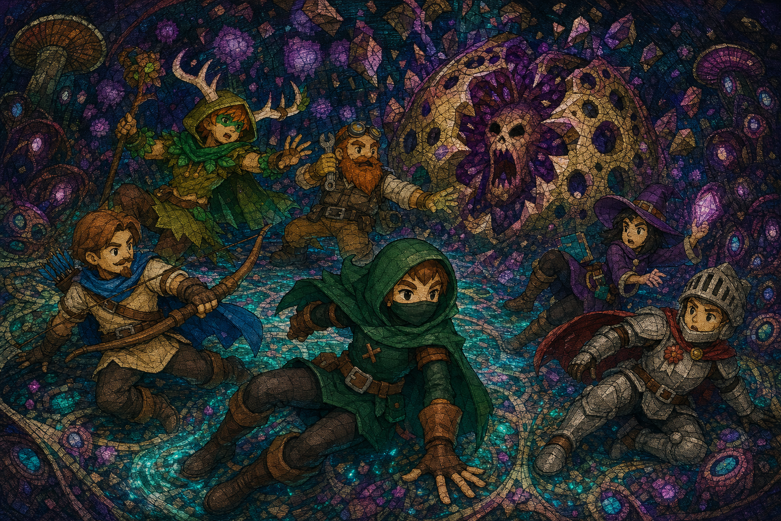 Spore-veiled Mantle of the Glowing Choir